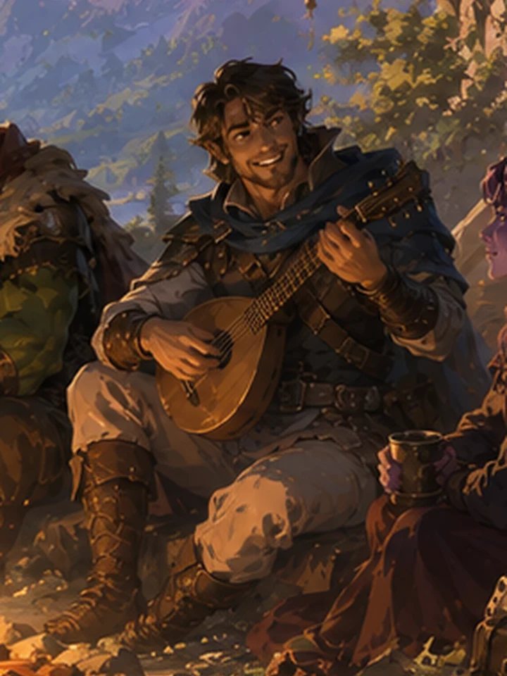 Портрет полуэльфа — происхождение D&D 5e