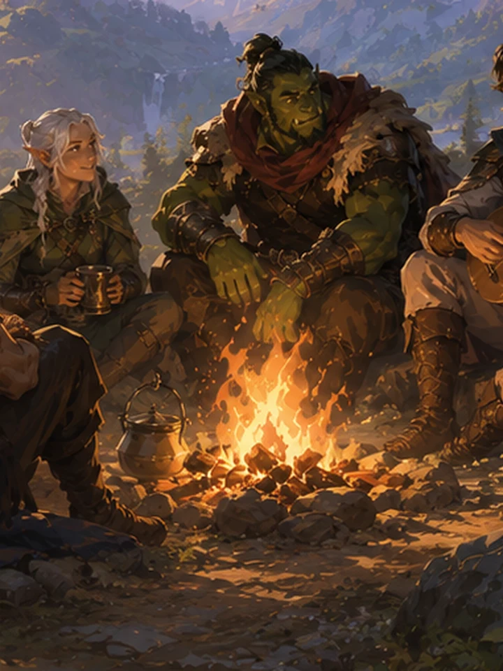 Портрет полурослика — раса D&D 5e